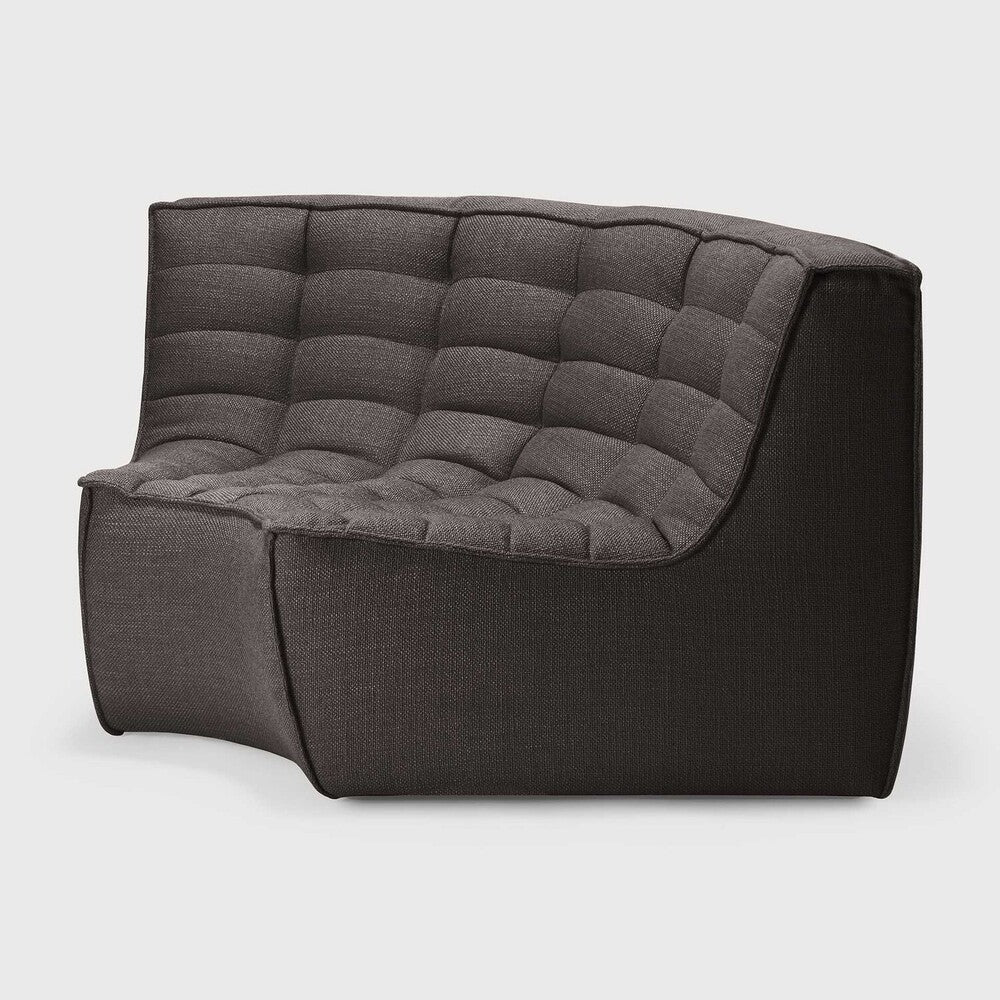 Featuring N701 Dark Grey Modular Sofa Sectional by Ethnicraft at Amethyst Home. The N701 Dark Grey Sofa is an inviting design that oozes comfort and relaxation. By combining the different pieces and sizes, you have unlimited possibilities when it comes to creating your own unique setting. Designed by Jacques Deneef, it’s available in multiple colors and materials.Size for the 1 seater s. Amethyst Home provides interior design services, furniture, rugs, and lighting in the Winter Garden metro area.