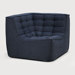 Featuring N701 Graphite Modular Sofa Sectional by Ethnicraft at Amethyst Home. Sustainable fabric from recycled garments in the Italian fashion market -- the N701 Graphite Sofa is an inviting design that oozes comfort and relaxation. By combining the different pieces and sizes, you have unlimited possibilities when it comes to creating your own unique setting. Designed by Jacques Deneef, it. Amethyst Home provides interior design services, furniture, rugs, and lighting in the Charlotte metro area.