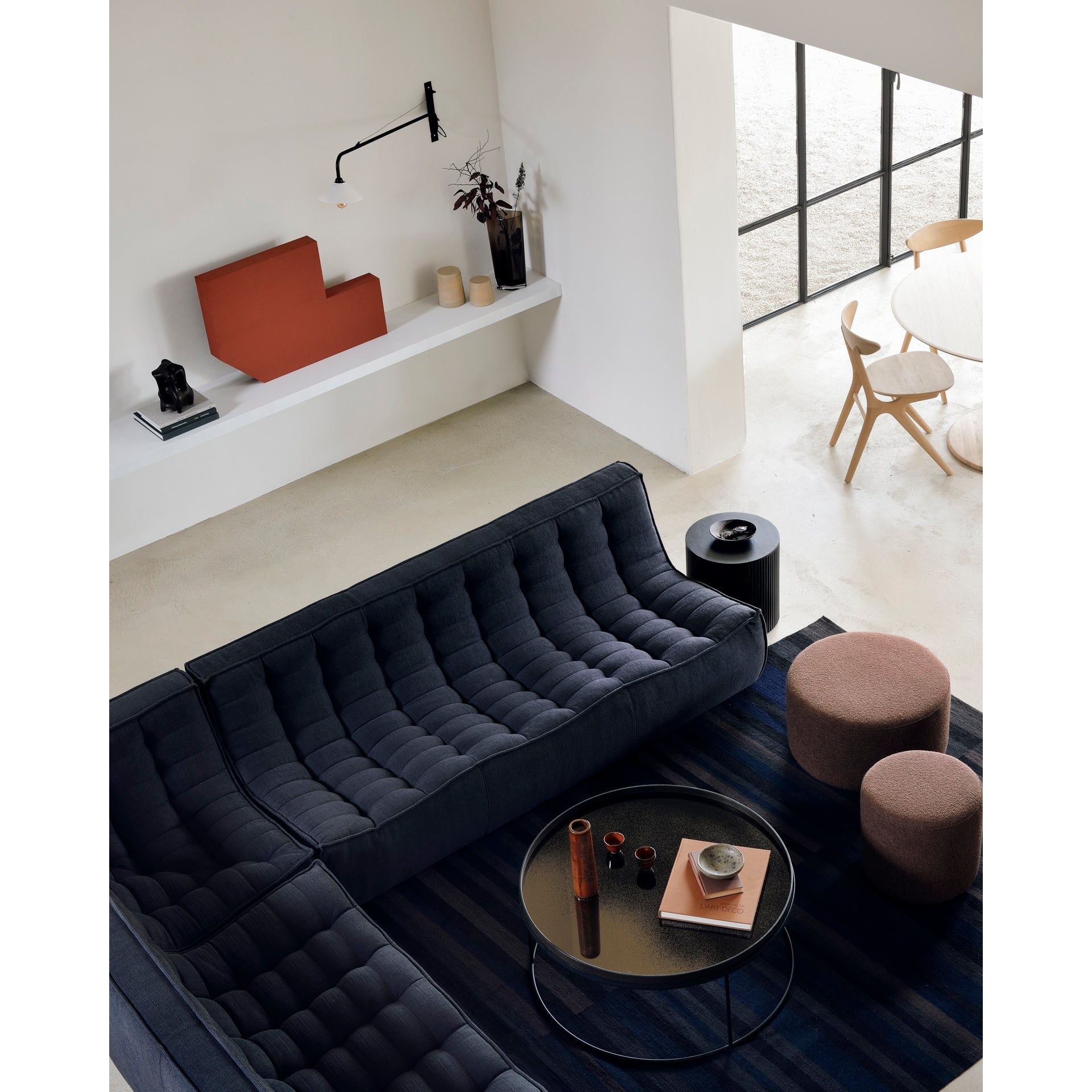 The N701 Graphite Sofa is an inviting design that oozes comfort and relaxation. By combining the different pieces and sizes, you have unlimited possibilities when it comes to creating your own unique setting. Designed by Jacques Deneef, it’s available in multiple colors and materials. Amethyst Home provides interior design services, furniture, rugs, and lighting in the Nashvilla metro area.