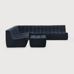 Featuring N701 Graphite Modular Sofa Sectional by Ethnicraft at Amethyst Home. Sustainable fabric from recycled garments in the Italian fashion market -- the N701 Graphite Sofa is an inviting design that oozes comfort and relaxation. By combining the different pieces and sizes, you have unlimited possibilities when it comes to creating your own unique setting. Designed by Jacques Deneef, it’. Amethyst Home provides interior design services, furniture, rugs, and lighting in the Portland metro area.
