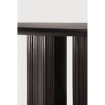 Featuring Roller Max Dining Table Round by Ethnicraft at Amethyst Home. The Roller Max collection is remarkable in its design, distinguished with its stacked wood-stick effect. The dining table perfectly melds form with function. Featuring the option of reversable legs that can change the aesthetic to reflect personal style.
Dimensions: 59.5"d x 59.5"w x 30. Amethyst Home provides interior design, new home construction design consulting, vintage area rugs, and lighting in the Nashville metro area.