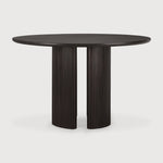 Featuring Roller Max Dining Table Round by Ethnicraft at Amethyst Home. The Roller Max collection is remarkable in its design, distinguished with its stacked wood-stick effect. The dining table perfectly melds form with function. Featuring the option of reversable legs that can change the aesthetic to reflect personal style.
Dimensions: 59.5"d x 59.5"w x 30. Amethyst Home provides interior design, new home construction design consulting, vintage area rugs, and lighting in the Park City metro area.