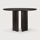 Featuring Roller Max Dining Table Round by Ethnicraft at Amethyst Home. The Roller Max collection is remarkable in its design, distinguished with its stacked wood-stick effect. The dining table perfectly melds form with function. Featuring the option of reversable legs that can change the aesthetic to reflect personal style.
Dimensions: 59.5"d x 59.5"w. Amethyst Home provides interior design, new home construction design consulting, vintage area rugs, and lighting in the Salt Lake City metro area.