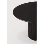 Featuring Roller Max Dining Table Round by Ethnicraft at Amethyst Home. The Roller Max collection is remarkable in its design, distinguished with its stacked wood-stick effect. The dining table perfectly melds form with function. Featuring the option of reversable legs that can change the aesthetic to reflect personal style.
Dimensions: 59.5"d x 59.5"w x 30"h. Amethyst Home provides interior design, new home construction design consulting, vintage area rugs, and lighting in the Seattle metro area.