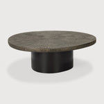 Featuring Slice Oval Coffee Table by Ethnicraft at Amethyst Home. A slice of nature to grace your home, this clever design strikes a balance to complement both modern and traditional styles and everything in-between. The Slice's organic form is finished by hand in our unique and hard-wearing Minerals finish, making this coffee table incredibly functiona. Amethyst Home provides interior design, new home construction design consulting, vintage area rugs, and lighting in the Newport Beach metro area.