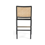 We love the retro look the cane brings to this Antonia Ebony Cane Bar + Counter Stool. A stunning piece to complete a retro aesthetic in any kitchen or bar area. 