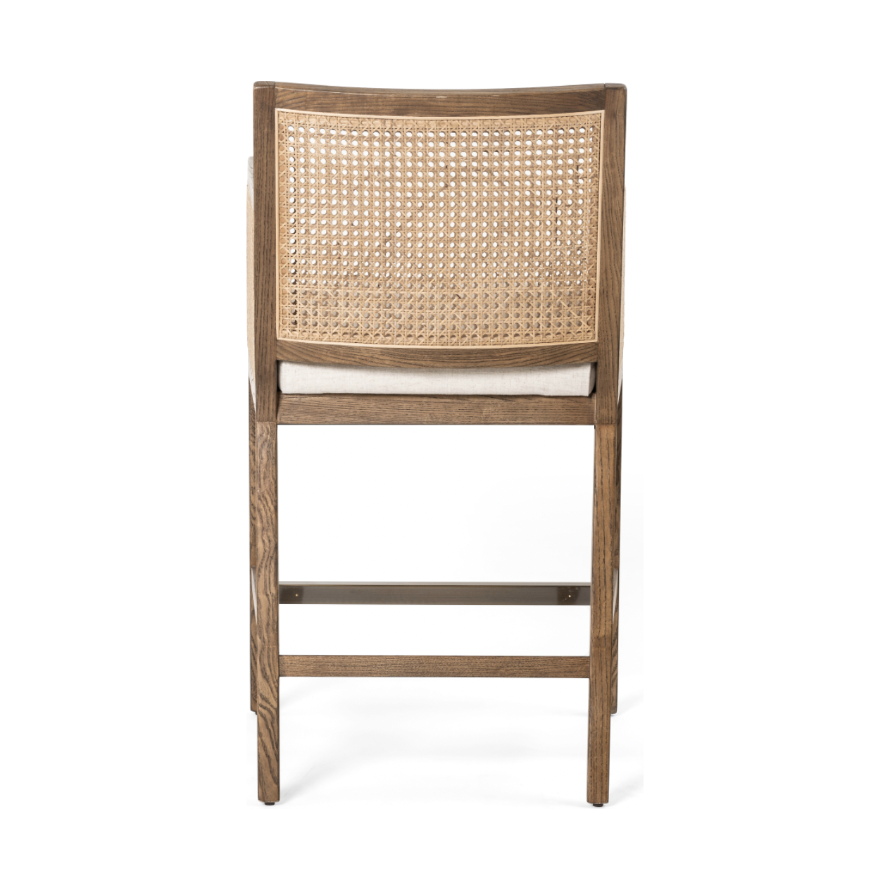 Featuring Antonia Counter Stool - Toasted Nettlewood by Four Hands at Amethyst Home. We love the retro look the cane brings to this Antonia Counter Stool in Toasted Nettlewood. A stunning piece to complete a retro or boho aesthetic in any kitchen or bar area.
Counter Stool Overall Dimensions:  22"W x 22.50"L x 39"HColors: Light Natural Cane, Toasted Pa.  Amethyst Home provides interior design, new home construction design consulting, vintage area rugs, and lighting in the Newport Beach metro area.