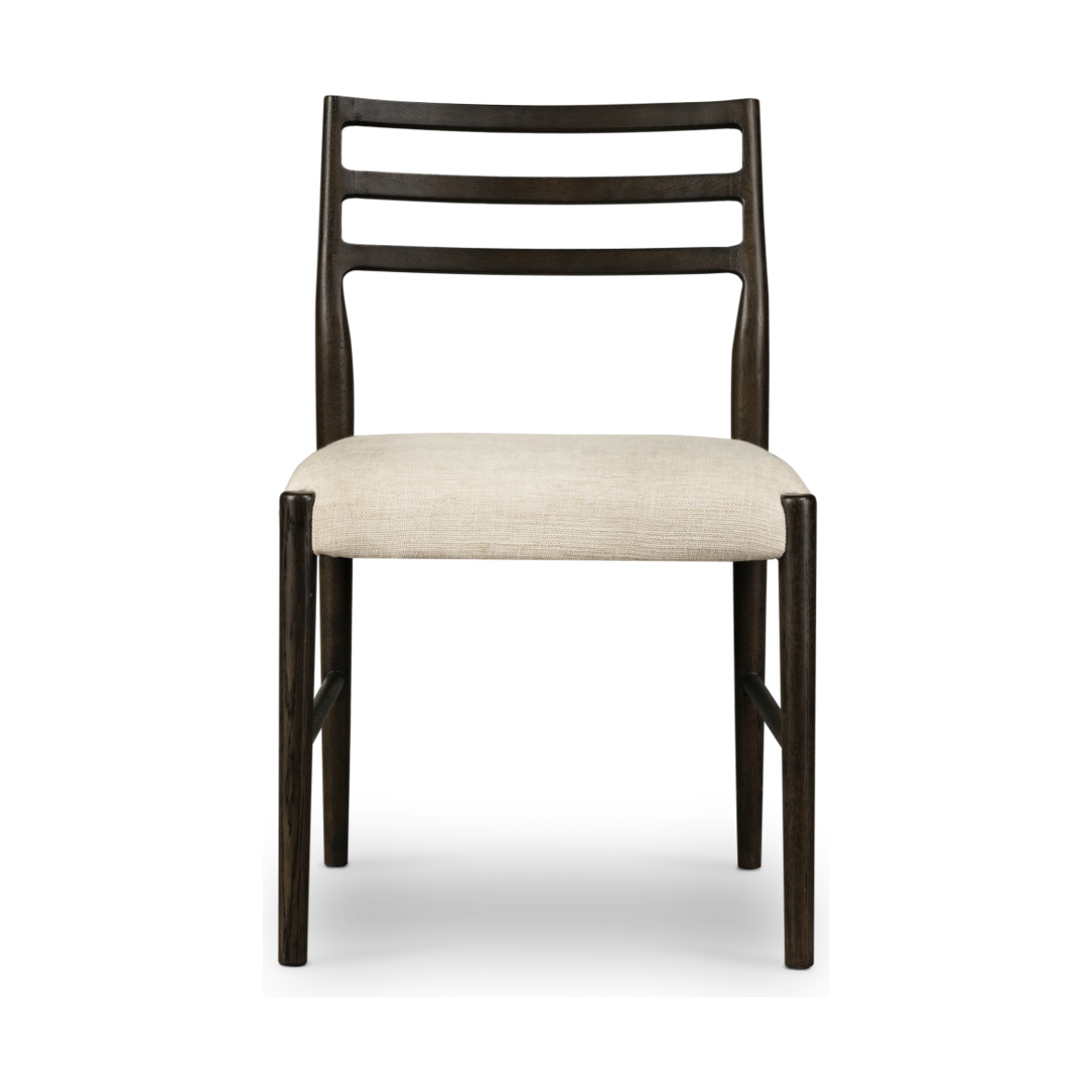 We love the ladderback chair of this Glenmore Light Carbon Dining Chair. The carbon-toned seating blends cotton with linen and elevates the space for any dining room or kitchen area.   Overall Dimensions: 21.75"w x 22.00"d x 34.00"h
