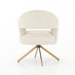 Featuring Adara Knoll Natural Desk Chair by Four Hands at Amethyst Home. We love the textured look of this Adara Knoll Natural Desk Chair. The high back make this both a comfortable and supportive chair for your office or other area. 
Overall Dimensions: 27.50"W x 28"L x 34"HColors: Polished Brass, Knoll NaturalMaterials: Stainless Steel, 95% Pl, 5% PcFabr.  Amethyst Home provides interior design, new home construction design consulting, vintage area rugs, and lighting in the Park City metro area.
