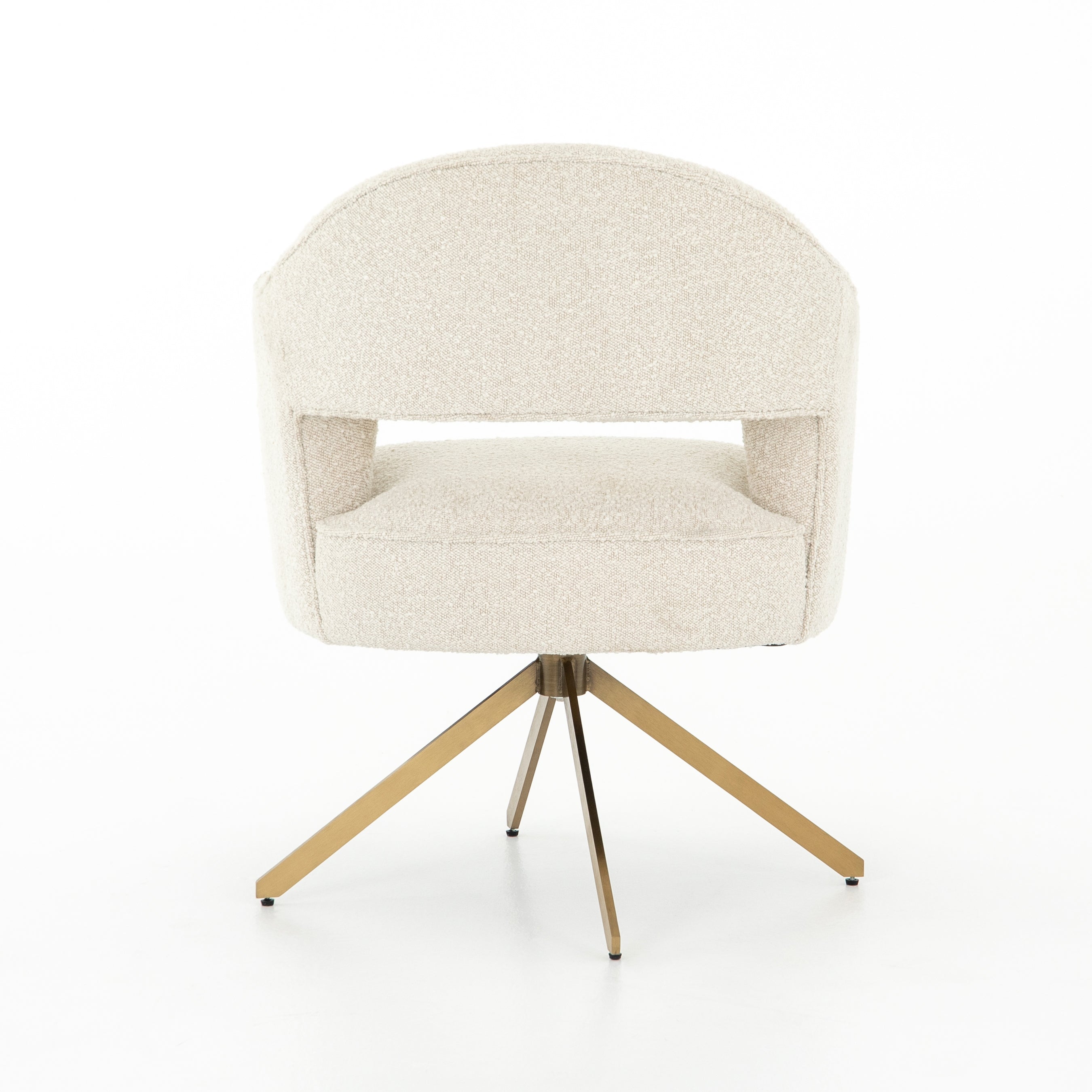 We love the textured look of this Adara Knoll Natural Desk Chair. The high back make this both a comfortable and supportive chair for your office or other area.   Overall Dimensions: 27.50"w x 28.00"d x 34.00"h Seat Depth: 21" Seat Height: 20" Arm Height from Floor: 28" Arm Height from Seat: 8"