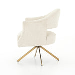 Featuring Adara Knoll Natural Desk Chair by Four Hands at Amethyst Home. We love the textured look of this Adara Knoll Natural Desk Chair. The high back make this both a comfortable and supportive chair for your office or other area. 
Overall Dimensions: 27.50"W x 28"L x 34"HColors: Polished Brass, Knoll NaturalMaterials: Stainless Steel, 95% Pl, 5% PcFabr.  Amethyst Home provides interior design, new home construction design consulting, vintage area rugs, and lighting in the San Diego metro area.