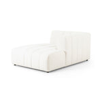 Featuring Langham Fayette Cloud Right Chaise by Four Hands at Amethyst Home. The sensible sectional meets modern Italian styling. Wide vertical channeling offers a luxurious take on modular seating. Bright Fayette Cloud covering awes in any space. Right arm facing piece to sectional. Performance fabrics are specially created to withstand spills, stains, high . Amethyst Home provides interior design, new home construction design consulting, vintage area rugs, and lighting in the Houston metro area.