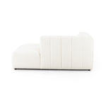 Featuring Langham Fayette Cloud Right Chaise by Four Hands at Amethyst Home. The sensible sectional meets modern Italian styling. Wide vertical channeling offers a luxurious take on modular seating. Bright Fayette Cloud covering awes in any space. Right arm facing piece to sectional. Performance fabrics are specially created to withstand spills, stains, hig. Amethyst Home provides interior design, new home construction design consulting, vintage area rugs, and lighting in the Nashville metro area.