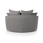 Featuring Chloe Fallon Charcoal Media Lounger by Four Hands at Amethyst Home. Roomy style. Charcoal upholstery covers a dramatic U shape for a spacious, sink-in sit. Throw pillows present an added touch of comfort to this sensibly styled media lounger, perfect for movie nights.
Overall Dimensions: 62"W x 66"L x 40.50"HColors: Fallon CharcoalMaterials: 68% R. Amethyst Home provides interior design, new home construction design consulting, vintage area rugs, and lighting in the Nashville metro area.