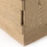 Featuring Lennon Travertine Nightstand by Four Hands at Amethyst Home. Warm travertine is the highlight of this modern nightstand.  The Lennon nightstand is wonderful as it has a smaller footprint yet great storage.
Overall Dimensions: 22"W x 25"L x 22.75"HColors: Yucca Oak, TravertineMaterials: Oak Veneer, Solid TravertineWeight: 88.18 lb. Amethyst Home provides interior design, new home construction design consulting, vintage area rugs, and lighting in the Houston metro area.