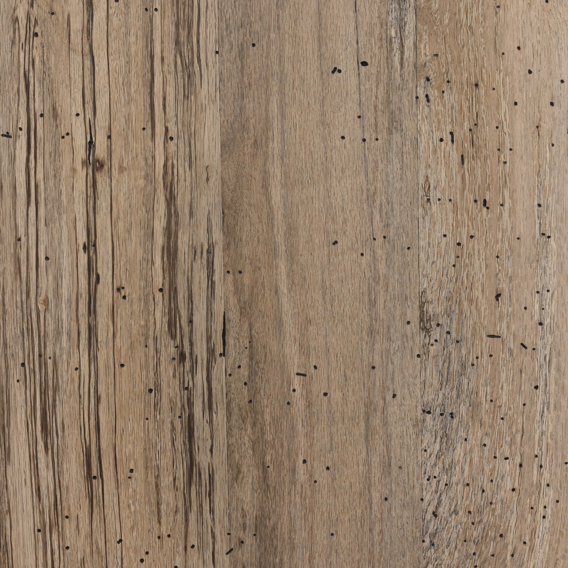Made from thick-cut oak veneer with a faux rustic finish made to emulate wormwood, this low, large-scale sideboard features chunky squared legs and dovetail joinery detailing. Amethyst Home provides interior design, new home construction design consulting, vintage area rugs, and lighting in the Winter Garden metro area.