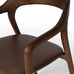 Featuring Amare Sonoma Coco Dining Armchair by Four Hands at Amethyst Home. Make it monochromatic. Inspired by simple Scandinavian styling, solid ash forms a shapely open frame for top-grain leather seating.
Overall Dimensions: 22"W x 22"L x 32"HColors: Umber Ash , Sonoma CocoMaterials: Solid Ash , Top Grain LeatherWeight: 13.89
Seat Depth: 17.25"Seat Height: 19"Arm Height from Fl. Amethyst Home provides interior design, new construction, custom furniture and area rugs in the Alpharetta metro area