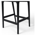 Featuring Amare Sonoma Black Bar + Counter Stool by Four Hands at Amethyst Home. Modern monochrome, perfectly sized for the counter. Inspired by simple Scandinavian styling, black-finished solid ash forms a shapely open frame for black top-grain leather seating.
Overall Counter Stool Dimensions: 19"w x 22"d x 39"hOverall Bar Stool Dimensions: 19"w x 22"d x 43"hColors: Black , Sono. Amethyst Home provides interior design, new construction, custom furniture and area rugs in the Alpharetta metro area