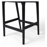 Featuring Amare Sonoma Black Bar + Counter Stool by Four Hands at Amethyst Home. Modern monochrome, perfectly sized for the counter. Inspired by simple Scandinavian styling, black-finished solid ash forms a shapely open frame for black top-grain leather seating.
Overall Counter Stool Dimensions: 19"w x 22"d x 39"hOverall Bar Stool Dimensions: 19"w x 22"d x 43"hColors: Black , Sono. Amethyst Home provides interior design, new construction, custom furniture and area rugs in the Alpharetta metro area