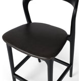 Featuring Amare Sonoma Black Bar + Counter Stool by Four Hands at Amethyst Home. Modern monochrome, perfectly sized for the counter. Inspired by simple Scandinavian styling, black-finished solid ash forms a shapely open frame for black top-grain leather seating.
Overall Counter Stool Dimensions: 19"w x 22"d x 39"hOverall Bar Stool Dimensions: 19"w x 22"d x 43"hColors: Black , Sonoma B. Amethyst Home provides interior design, new construction, custom furniture and area rugs in the Austin metro area