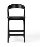 Featuring Amare Sonoma Black Bar + Counter Stool by Four Hands at Amethyst Home. Modern monochrome, perfectly sized for the counter. Inspired by simple Scandinavian styling, black-finished solid ash forms a shapely open frame for black top-grain leather seating.
Overall Counter Stool Dimensions: 19"w x 22"d x 39"hOverall Bar Stool Dimensions: 19"w x 22"d x 43"hColors: Black , Son. Amethyst Home provides interior design, new construction, custom furniture and area rugs in the Kansas City metro area