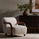 Featuring Aniston Andes Natural Chair by Four Hands at Amethyst Home. This versatile accent chair is upholstered in a faux Mongolian shearling with a textural high pile. A contrasting, chunky parawood frame hugs the seat and is wire-brushed for a warm, vintage feel.Overall Dimensions: 30.50"W x 40"L x 32"H
Collection: KensingtonColors: Andes Natural ,Distressed NaturalMaterials. Amethyst Home provides interior design, new construction, custom furniture, and area rugs in the Kansas City metro area.