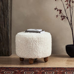 Featuring Aniston Andes Natural Ottoman by Four Hands at Amethyst Home. Place this round Aniston Andes Natural Ottoman just about anywhere for a subtle retro vibe. Upholstered in a faux Mongolian shearling with a high pile fur. Parawood legs are wirebrushed for a warm, vintage feel.
Overall Dimensions: 22.50"W x 22.50"L x 20.50"HWeight: 17.64 lbsVolume: 5.4 cu ft. Amethyst Home provides interior design services, furniture, rugs, and lighting in the Salt Lake City metro area.