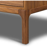 Featuring Arturo Natural Walnut 6 Drawer Dresser by Four Hands at Amethyst Home. Inspired by campaign-style furniture of the 1800s â€” packable pieces first designed for traveling military use â€” a simply shaped dresser of natural walnut features a subtly inset top and rounded legs, finished with wooden hardware.
Collection: WallisColors: Natural Walnut ,. Amethyst Home provides interior design, new home construction design consulting, vintage area rugs, and lighting in the Alpharetta metro area.