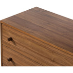 Featuring Arturo Natural Walnut 6 Drawer Dresser by Four Hands at Amethyst Home. Inspired by campaign-style furniture of the 1800s â€” packable pieces first designed for traveling military use â€” a simply shaped dresser of natural walnut features a subtly inset top and rounded legs, finished with wooden hardware.
Collection: WallisColors: Natural Walnut ,Natu. Amethyst Home provides interior design, new home construction design consulting, vintage area rugs, and lighting in the Dallas metro area.
