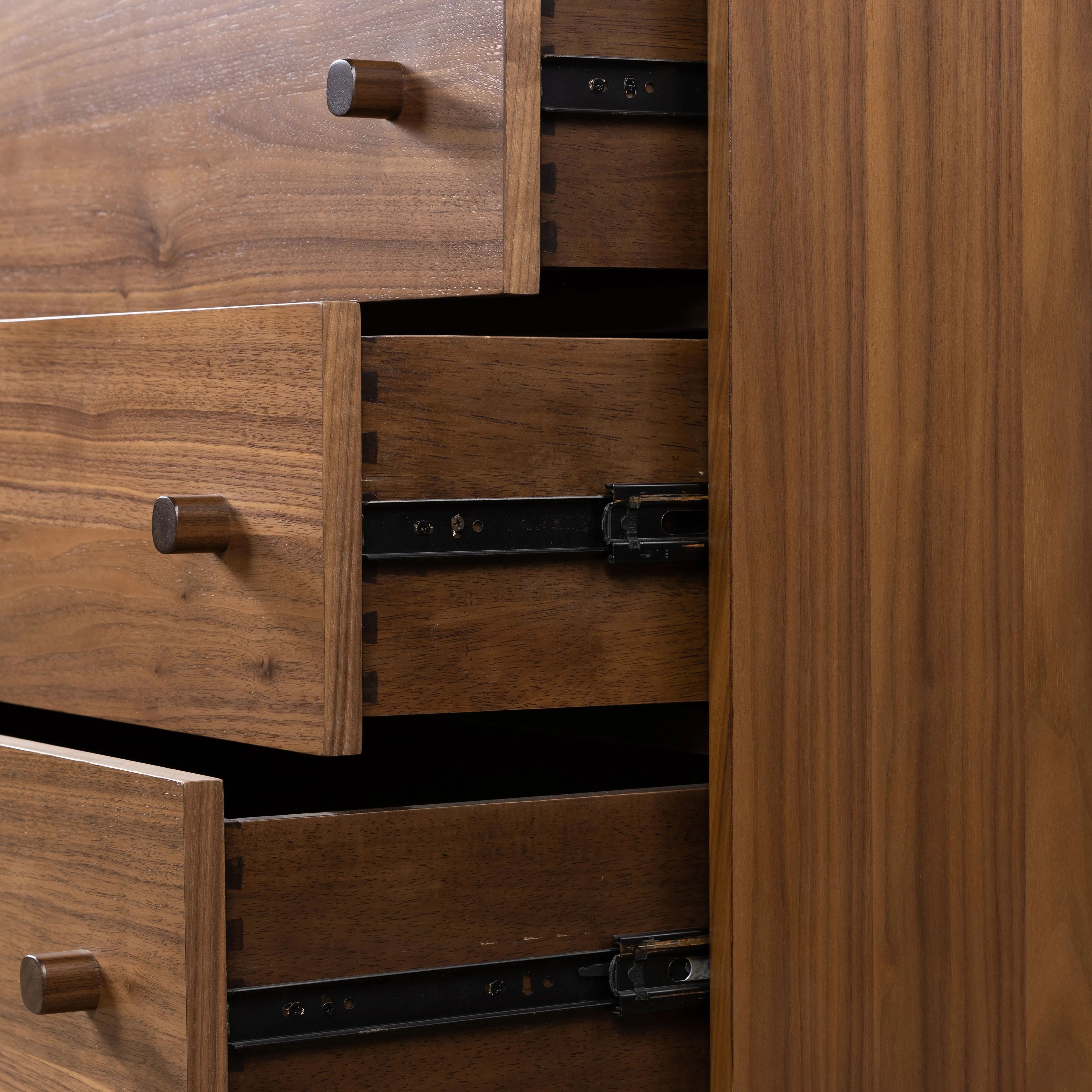 Featuring Arturo Natural Walnut 6 Drawer Dresser by Four Hands at Amethyst Home. Inspired by campaign-style furniture of the 1800s â€” packable pieces first designed for traveling military use â€” a simply shaped dresser of natural walnut features a subtly inset top and rounded legs, finished with wooden hardware.
Collection: WallisColors: Natural Walnut ,. Amethyst Home provides interior design, new home construction design consulting, vintage area rugs, and lighting in the Des Moines metro area.