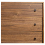Featuring Arturo Natural Walnut 6 Drawer Dresser by Four Hands at Amethyst Home. Inspired by campaign-style furniture of the 1800s â€” packable pieces first designed for traveling military use â€” a simply shaped dresser of natural walnut features a subtly inset top and rounded legs, finished with wooden hardware.
Collection: WallisColors: Natural Walnut . Amethyst Home provides interior design, new home construction design consulting, vintage area rugs, and lighting in the Los Angeles metro area.