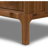 Featuring Arturo Natural Walnut Cabinet by Four Hands at Amethyst Home. Framed panels, softened corners and tapered spindle legs speak to the vintage European inspiration behind this spacious cabinetry style. Made from natural-finished walnut and walnut veneer.
Collection: WallisColors: Natural Walnut ,Natural Walnut Veneer ,Tempered GlassMaterials: Sol. Amethyst Home provides interior design, new home construction design consulting, vintage area rugs, and lighting in the Newport Beach metro area.