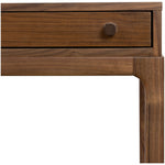 Featuring Arturo Natural Walnut Desk by Four Hands at Amethyst Home. Made from solid walnut in a classic natural finish, a slim-profile desk features three drawers to keep frequently used items on hand.Overall Dimensions: 59.75"W x 22.25"L x 31"H
Collection: WallisColors: Natural WalnutMaterials: Solid Walnut Dimentions: 22.25 in x 59.75 in x 31.0 in Weigh. Amethyst Home provides interior design, new home construction design consulting, vintage area rugs, and lighting in the Scottsdale metro area.