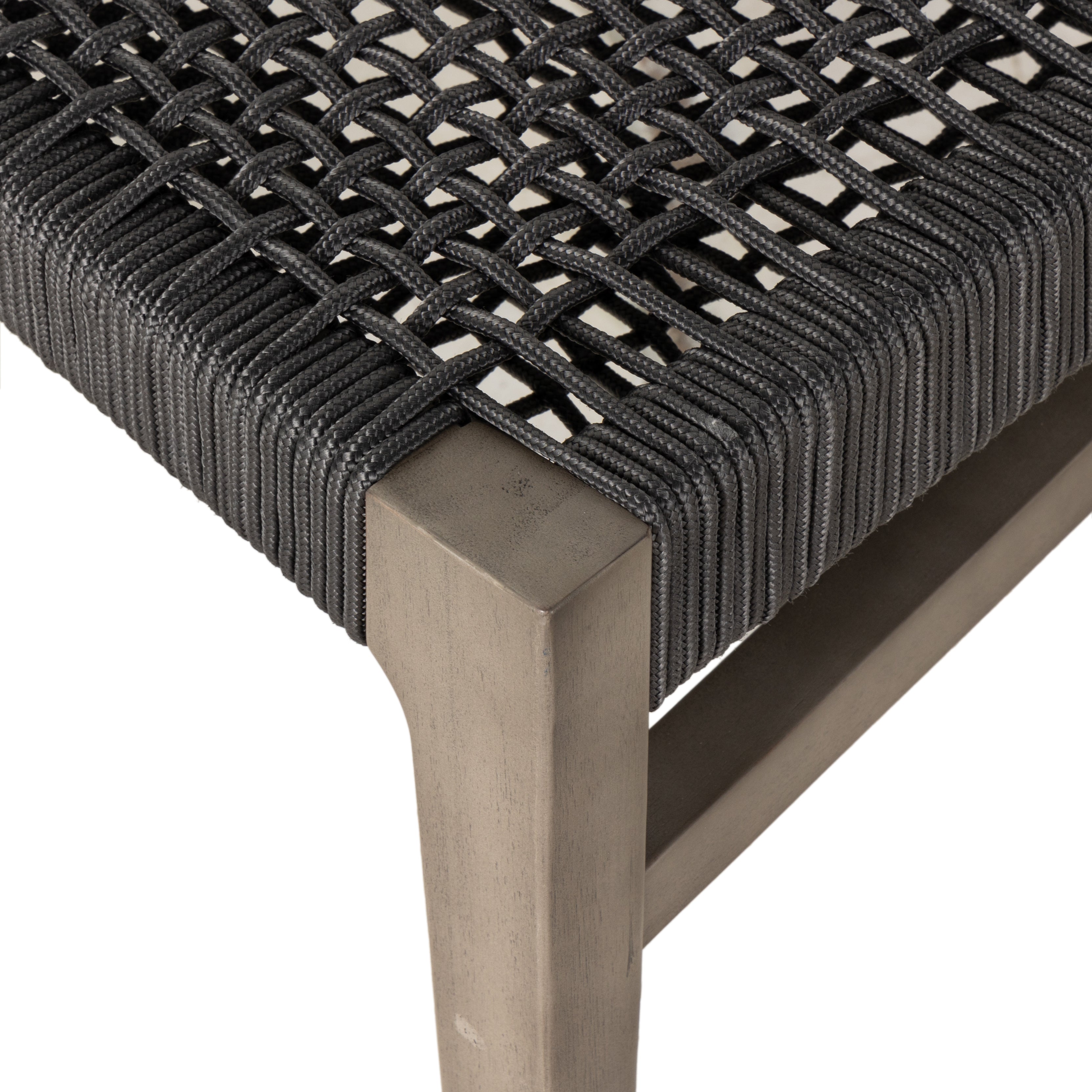 Featuring Audra Grey Outdoor Dining Chair by Four Hands at Amethyst Home. no descriptionOverall Dimensions: 19.75"W x 22.50"L x 32.75"H
Collection: HalstedColors: Grey Eucalyptus ,Slate Grey RopeMaterials: FscÂ® Eucalyptus ,98% Pp, 2% Pl Weight: 11.02 lbsSeat Depth: 17.75"Seat Height: 18.25"Seat Construction: Other. Amethyst Home provides interior design, new construction, custom furniture, and area rugs in the Boston metro area.