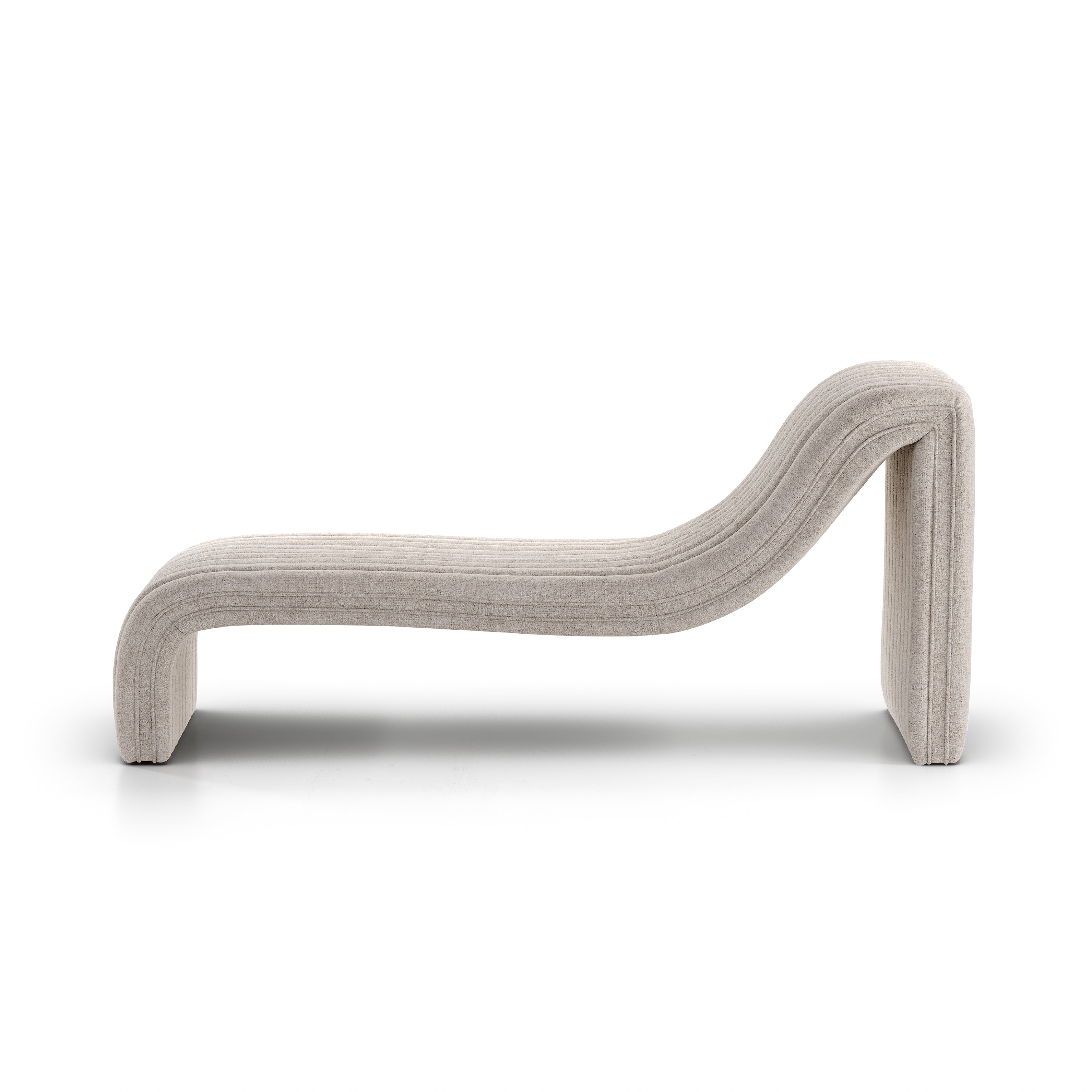 Featuring Augustine Orly Natural Chaise Lounge by Four Hands at Amethyst Home. A modern take on classic chaise, textural polyester seating with a subtle herringbone pattern adopts dramatic linear channeling for texture and comfort alike.Overall Dimensions: 26.50"W x 74"L x 33"H
Collection: GraysonColors: Orly NaturalMaterials: 100% Polyester Weight: 114.64 lbs. Amethyst Home provides interior design, new construction, custom furniture, and area rugs in the Laguna Beach metro area.