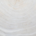 Natural beauty, total novelty. Bleached oyster-cut Guanacaste forms a petite, kidney-shaped coffee table. Visible rings speak to woods' natural graining, while a dark gunmetal-finished base provides clean contrast to the whole look. Short piece; measures 49.5"x24"x11.75". Option to pair with taller piece, sold separately. Amethyst Home provides interior design, new construction, custom furniture, and area rugs in the Tampa metro area.