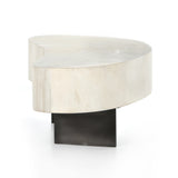 Featuring Avett Bleached Coffee Table Tall Piece by Four Hands at Amethyst Home. Natural beauty - total novelty. A thick slab of bleached, oyster-cut Guanacaste forms a tall, kidney-shaped coffee table. Visible rings speak to woods' natural graining, while a dark gunmetal-finished base provides clean contrast to the whole look.Overall Dimensions: 49.50"W x 24"L x 15.75"H
Collection:. Amethyst Home provides interior design, new construction, custom furniture, and area rugs in the Boston metro area.
