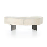 Featuring Avett Bleached Coffee Table Tall Piece by Four Hands at Amethyst Home. Natural beauty - total novelty. A thick slab of bleached, oyster-cut Guanacaste forms a tall, kidney-shaped coffee table. Visible rings speak to woods' natural graining, while a dark gunmetal-finished base provides clean contrast to the whole look.Overall Dimensions: 49.50"W x 24"L x 15.75"H
Collection:. Amethyst Home provides interior design, new construction, custom furniture, and area rugs in the Dallas metro area.
