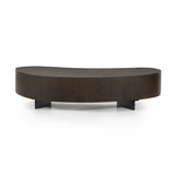 Featuring Avett Short Pc- Guanacaste Coffee Table by Four Hands at Amethyst Home. Natural beauty, total novelty. Oyster-cut Guanacaste forms a petite, kidney-shaped coffee table. Visible rings speak to woods' natural graining, while a dark gunmetal-finished base provides clean contrast to the whole look. Option to pair with taller piece, sold separately.Overall Dimensions: 49.50". Amethyst Home provides interior design, new construction, custom furniture, and area rugs in the Calabasas metro area.