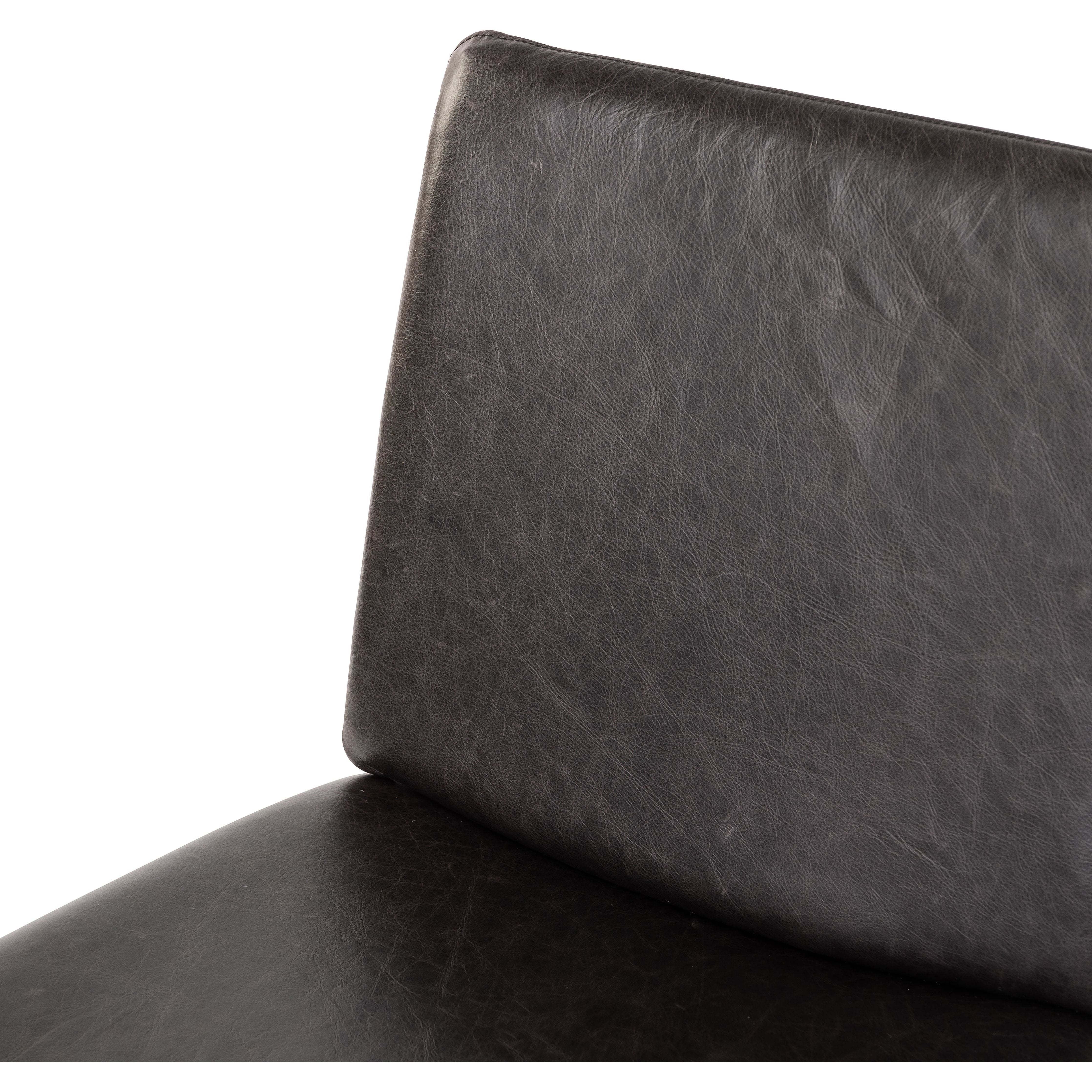 Featuring Aya Sonoma Black Dining Chair by Four Hands at Amethyst Home. Modern and transitional, burnt oak nettlewood frames this armless dining chair. Finished with a top-grain leather exclusive to Four Hands.
Collection: AshfordColors: Sonoma Black ,Burnt OakMaterials: Top Grain Leather ,Solid OakOverall Dimensions: 19.75"W x 25.25"L x 34.75"H Weight: 15.54 lbsSeat Depth: 18.. Amethyst Home provides interior design, new construction, custom furniture, and area rugs in the Kansas City metro area.