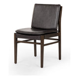 Featuring Aya Sonoma Black Dining Chair by Four Hands at Amethyst Home. Modern and transitional, burnt oak nettlewood frames this armless dining chair. Finished with a top-grain leather exclusive to Four Hands.
Collection: AshfordColors: Sonoma Black ,Burnt OakMaterials: Top Grain Leather ,Solid OakOverall Dimensions: 19.75"W x 25.25"L x 34.75"H Weight: 15.54 lbsSeat Depth: 18.25. Amethyst Home provides interior design, new construction, custom furniture, and area rugs in the San Diego metro area.