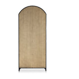 Featuring Belmont Black Oak Cabinet by Four Hands at Amethyst Home. Display barware, books and keepsakes in beautifully arched cabinetry. Solid iron sheeting is finished in a soft, matte black with contrasting brass hardware. Glass fronts allow back paneling of light oak veneer to show, for an eye-catching contrast of color.
Collection: BelmontColors: Light Oak Veneer ,Black ,W. Amethyst Home provides interior design, new construction, custom furniture, and area rugs in the Los Angeles metro area.