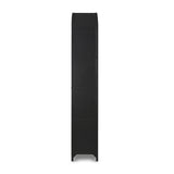 Featuring Belmont Black Wide Metal Cabinet by Four Hands at Amethyst Home. Display barware, books and keepsakes in wide, beautifully arched cabinetry. Solid iron sheeting is finished in a soft, matte black with contrasting brass hardware.
Collection: BelmontColors: Black ,Weathered Bronze ,Clear GlassMaterials: Iron ,Glass Weight: 328.49 lbsOverall Dimensions: 60"W x 15.75"L x 92.5. Amethyst Home provides interior design, new construction, custom furniture, and area rugs in the Houston metro area.