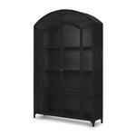 Featuring Belmont Black Wide Metal Cabinet by Four Hands at Amethyst Home. Display barware, books and keepsakes in wide, beautifully arched cabinetry. Solid iron sheeting is finished in a soft, matte black with contrasting brass hardware.
Collection: BelmontColors: Black ,Weathered Bronze ,Clear GlassMaterials: Iron ,Glass Weight: 328.49 lbsOverall Dimensions: 60"W x 15.75"L x 92.. Amethyst Home provides interior design, new construction, custom furniture, and area rugs in the Monterey metro area.
