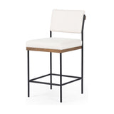 Featuring Benton Fayette Cloud Stool by Four Hands at Amethyst Home. Bring a crisp, clean look to the counter. Slim, black-finished iron forms an airy frame for pristinely tailored performance fabric, with solid oak decking for an eye-catching material mix. Performance fabrics are specially created to withstand spills, stains, high traffic and wear, ensuring long-term comfort and. Amethyst Home provides interior design, new construction, custom furniture, and area rugs in the Park City metro area.