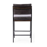 Featuring Benton Sonoma Black Stool by Four Hands at Amethyst Home. Simple and streamlined with thoughtful details. Slim, black-finished iron frame with solid oak decking, plus black top-grain leather seating for modernity. A stylish staple for any counter.Collection: AshfordColors: Sonoma Black ,Burnt Nettlewood ,Midnight IronMaterials: Top Grain Leather ,Solid Nettlewood ,Iron. Amethyst Home provides interior design, new construction, custom furniture, and area rugs in the Des Moines metro area.