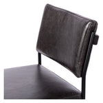Featuring Benton Sonoma Black Stool by Four Hands at Amethyst Home. Simple and streamlined with thoughtful details. Slim, black-finished iron frame with solid oak decking, plus black top-grain leather seating for modernity. A stylish staple for any counter.Collection: AshfordColors: Sonoma Black ,Burnt Nettlewood ,Midnight IronMaterials: Top Grain Leather ,Solid Nettlewood ,Iron Weig. Amethyst Home provides interior design, new construction, custom furniture, and area rugs in the Miami metro area.