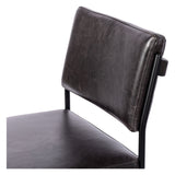 Featuring Benton Sonoma Black Stool by Four Hands at Amethyst Home. Simple and streamlined with thoughtful details. Slim, black-finished iron frame with solid oak decking, plus black top-grain leather seating for modernity. A stylish staple for any counter.Collection: AshfordColors: Sonoma Black ,Burnt Nettlewood ,Midnight IronMaterials: Top Grain Leather ,Solid Nettlewood ,Iron Weig. Amethyst Home provides interior design, new construction, custom furniture, and area rugs in the Miami metro area.