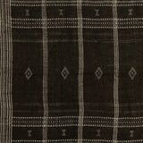 Featuring Bhujodi Chocolate With Rustic Walnut Textile by Four Hands at Amethyst Home. A 500-year-old tradition comes to life on this 100% wool, handwoven textile. Crafted on a traditional frame loom following a tradition created by the Vankars of the Bhujodi village in India, a process that can take up to two days to complete. Finished with fringe tassel. Amethyst Home provides interior design, new home construction design consulting, vintage area rugs, and lighting in the Los Angeles metro area.
