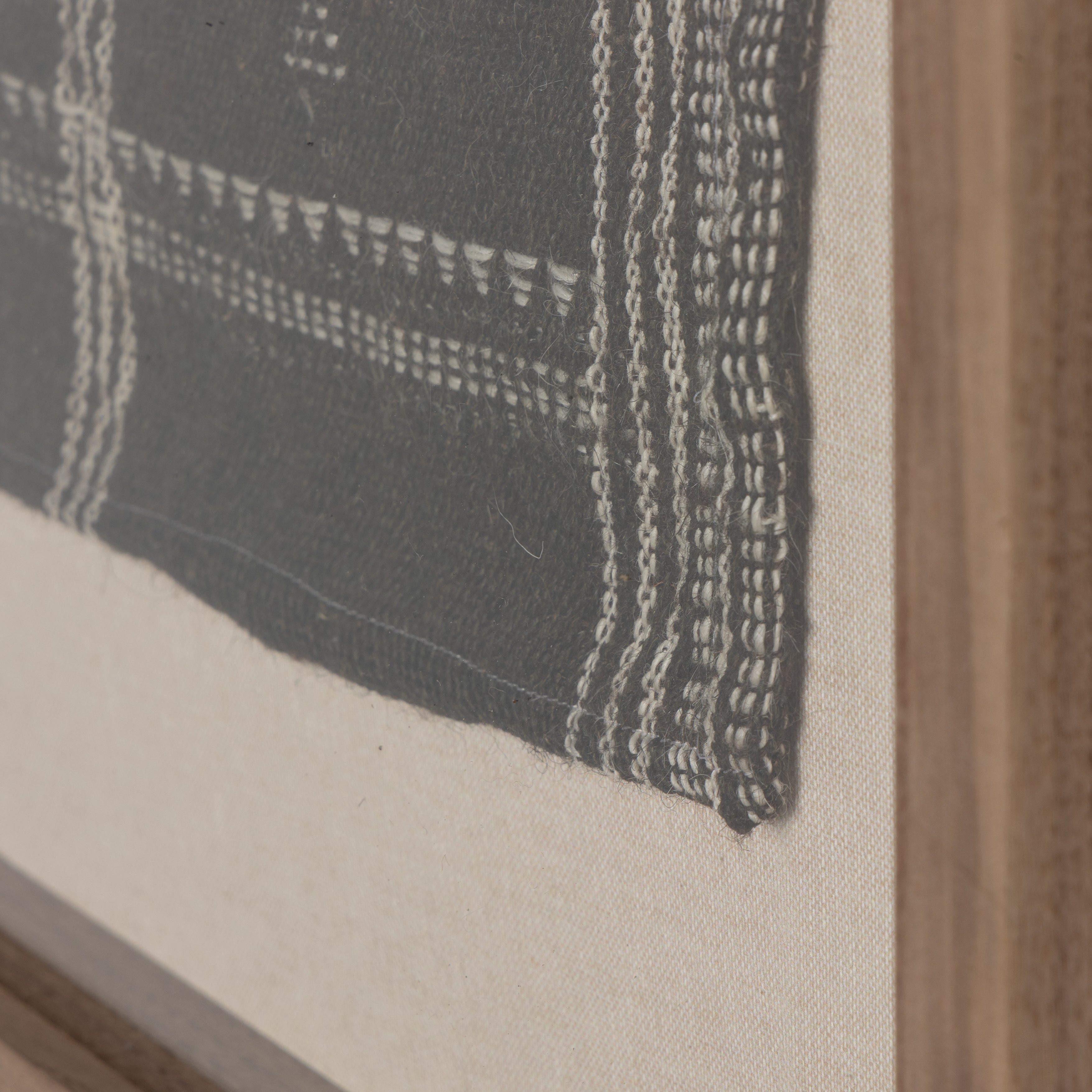 Featuring Bhujodi Chocolate With Rustic Walnut Textile by Four Hands at Amethyst Home. A 500-year-old tradition comes to life on this 100% wool, handwoven textile. Crafted on a traditional frame loom following a tradition created by the Vankars of the Bhujodi village in India, a process that can take up to two days to complete. Finished with fringe tassels on b. Amethyst Home provides interior design, new home construction design consulting, vintage area rugs, and lighting in the Tampa metro area.